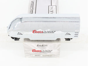 O Gauge 3-Rail MTH 30-78061 Coors Light Silver Bullet Operating Reefer Tail Car