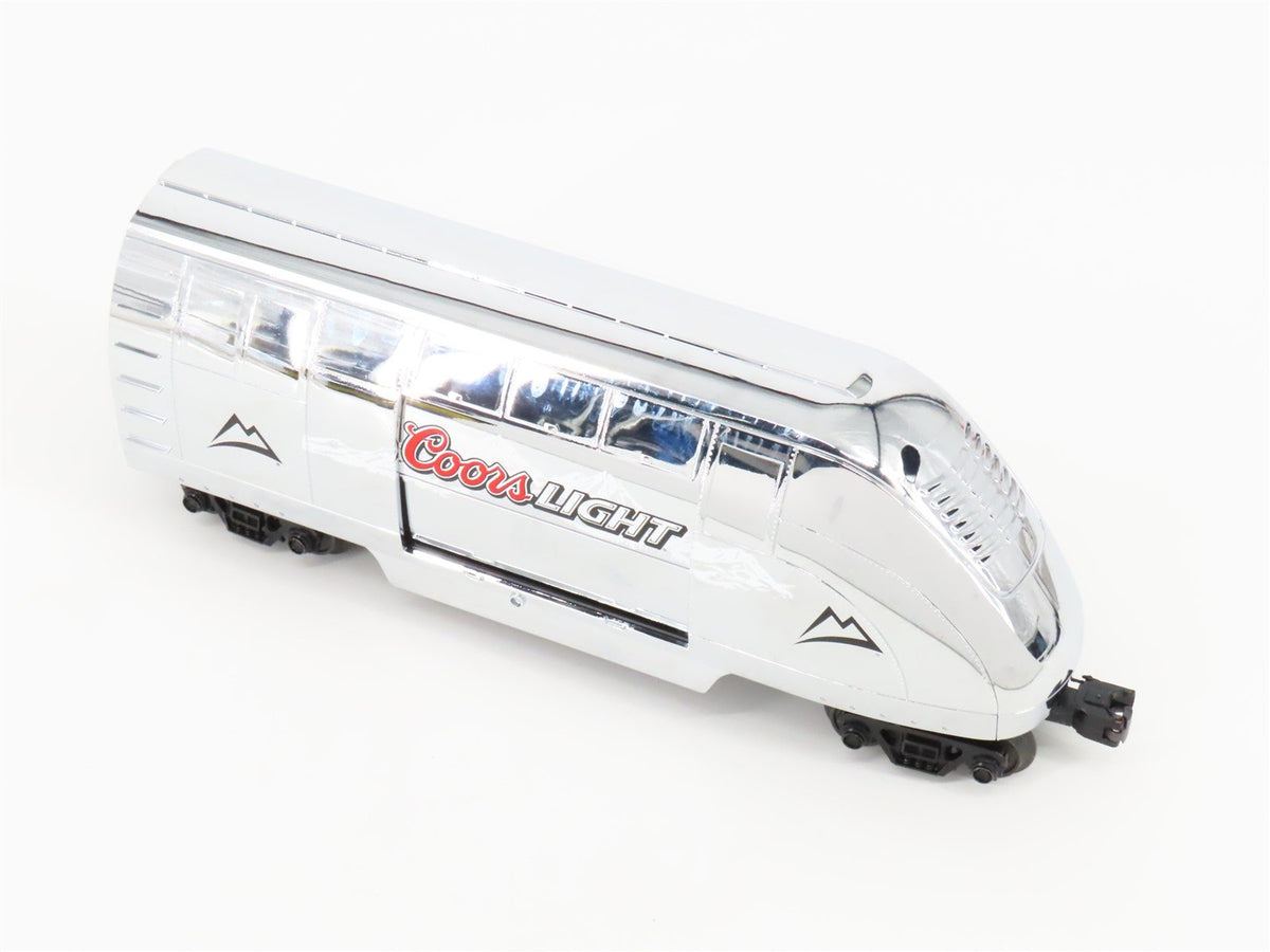 O Gauge 3-Rail MTH 30-78061 Coors Light Silver Bullet Operating Reefer Tail Car