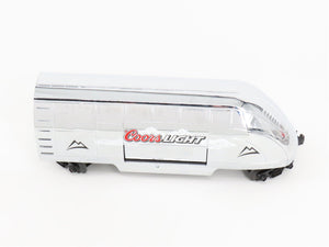 O Gauge 3-Rail MTH 30-78061 Coors Light Silver Bullet Operating Reefer Tail Car