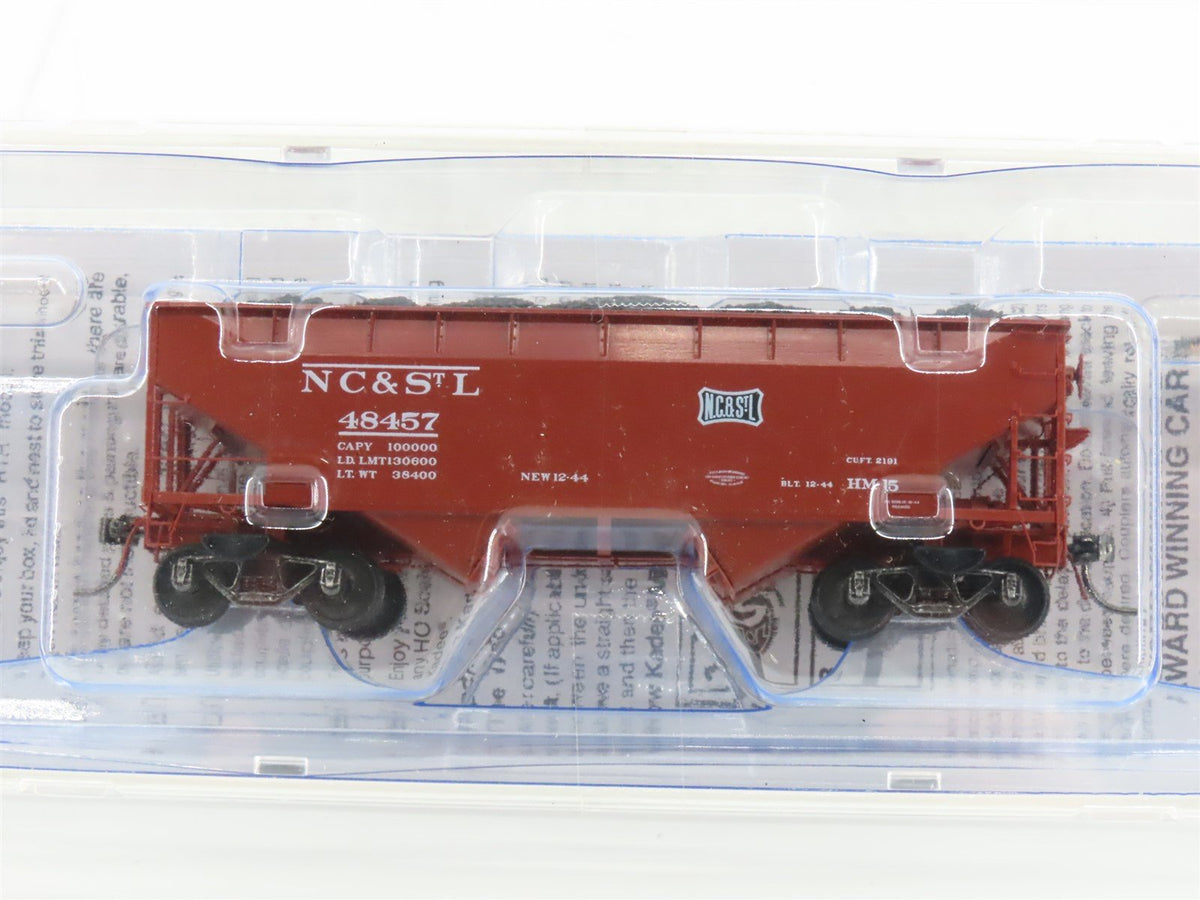 HO Kadee 7023 NC&amp;STL Nashville Chattanooga &amp; St Louis 2-Bay Hopper #48457 Sealed