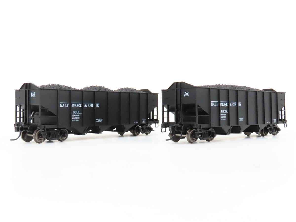 HO Broadway Limited BLI 5627 B&amp;O Railway H2a 3-Bay Hopper Car 6-Pack