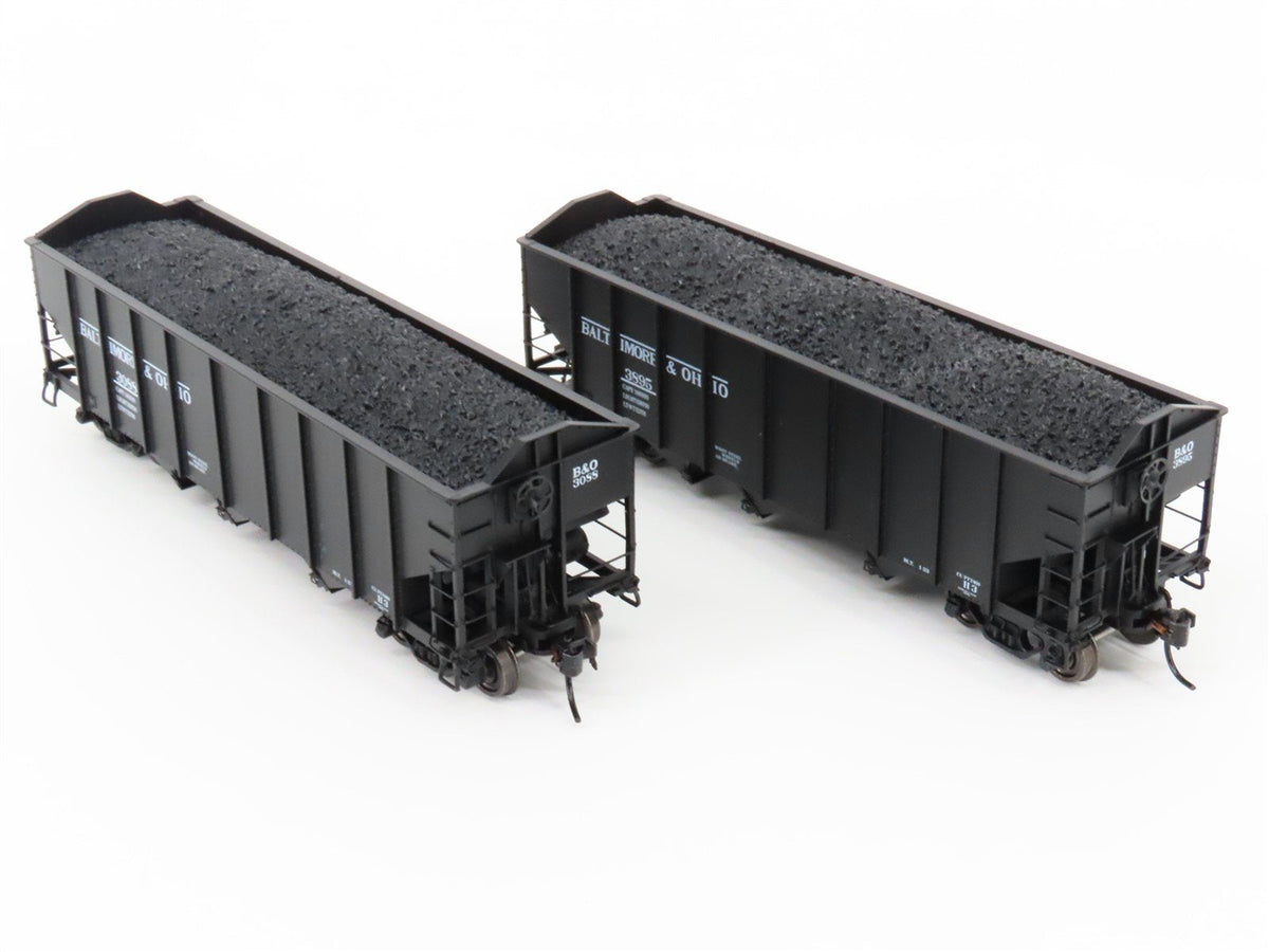 HO Broadway Limited BLI 5627 B&amp;O Railway H2a 3-Bay Hopper Car 6-Pack