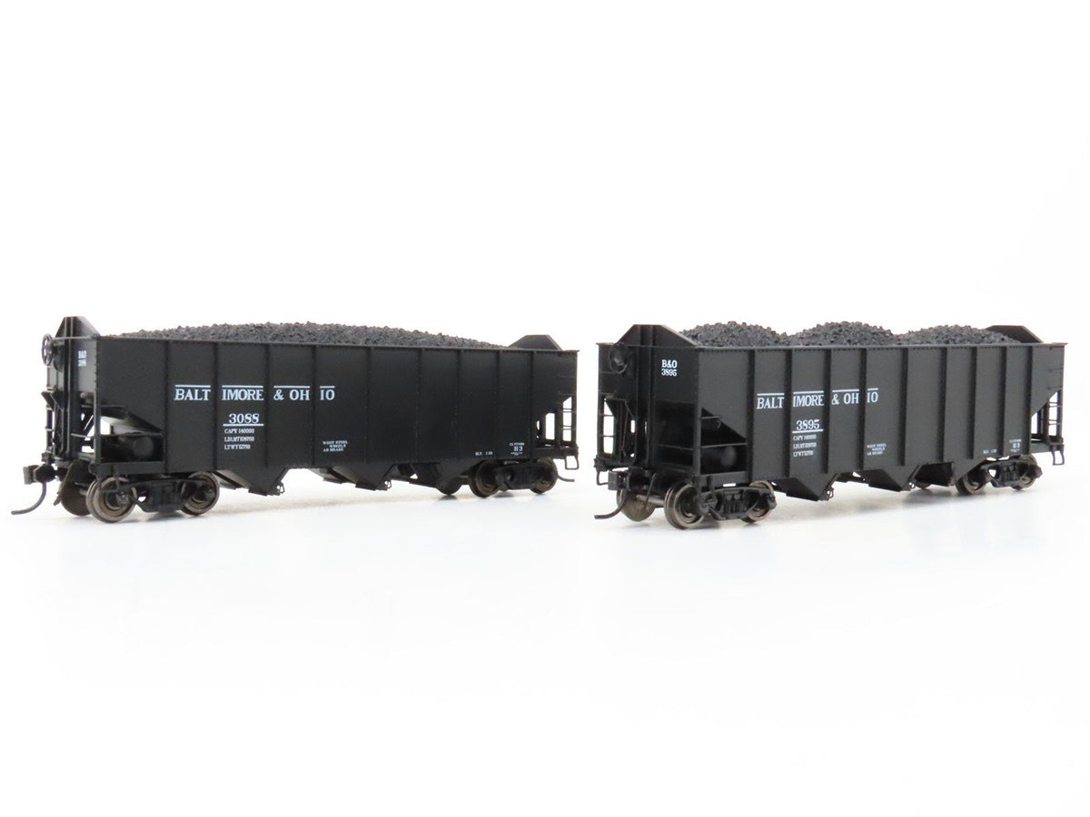 HO Broadway Limited BLI 5627 B&amp;O Railway H2a 3-Bay Hopper Car 6-Pack