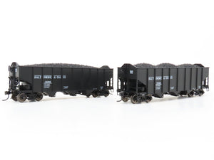 HO Broadway Limited BLI 5627 B&O Railway H2a 3-Bay Hopper Car 6-Pack