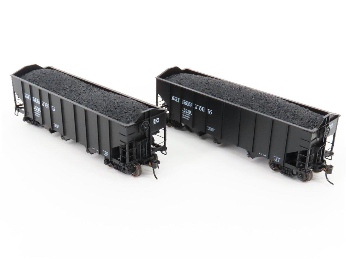 HO Broadway Limited BLI 5627 B&amp;O Railway H2a 3-Bay Hopper Car 6-Pack