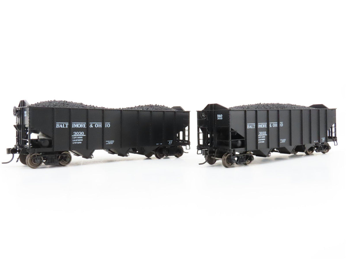 HO Broadway Limited BLI 5627 B&amp;O Railway H2a 3-Bay Hopper Car 6-Pack