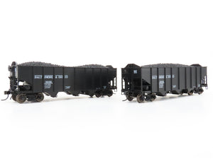 HO Broadway Limited BLI 5627 B&O Railway H2a 3-Bay Hopper Car 6-Pack