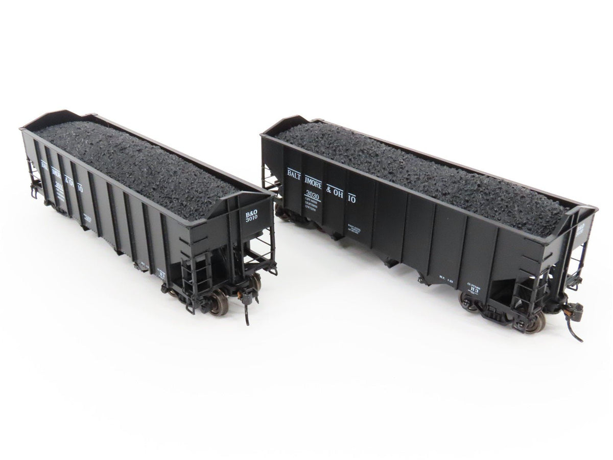 HO Broadway Limited BLI 5627 B&amp;O Railway H2a 3-Bay Hopper Car 6-Pack