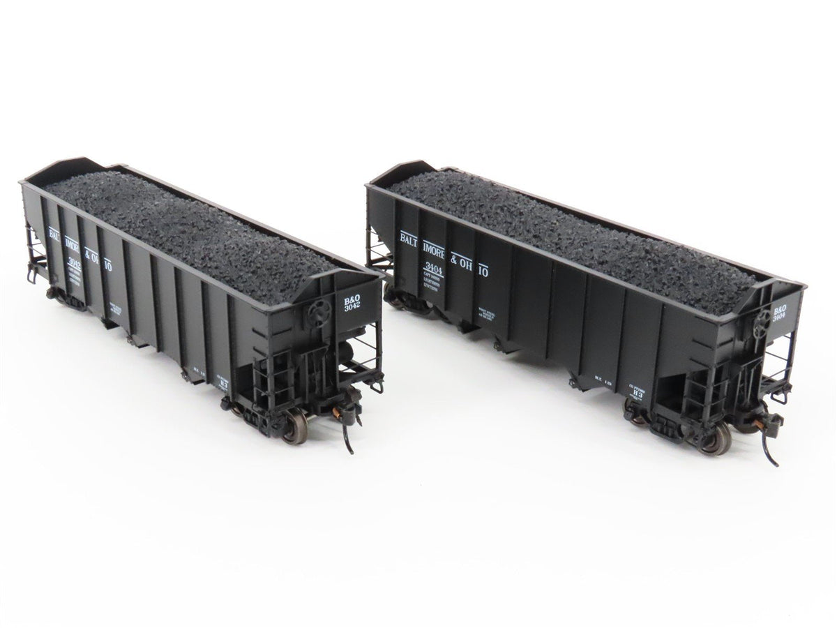 HO Broadway Limited BLI 5627 B&amp;O Railway H2a 3-Bay Hopper Car 6-Pack