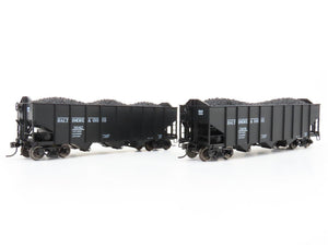 HO Broadway Limited BLI 5627 B&O Railway H2a 3-Bay Hopper Car 6-Pack