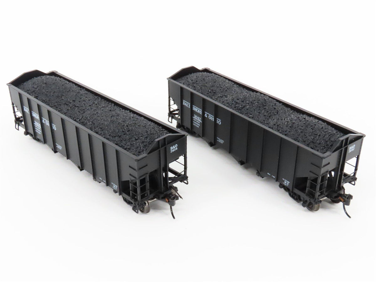 HO Broadway Limited BLI 5627 B&amp;O Railway H2a 3-Bay Hopper Car 6-Pack