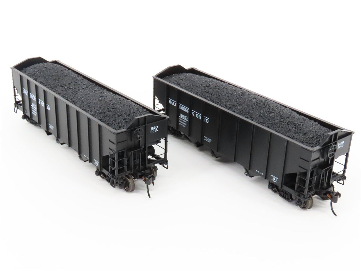 HO Broadway Limited BLI 5626 B&amp;O Railway H2a 3-Bay Hopper Car 6-Pack