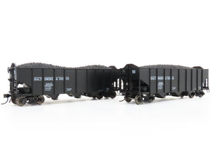 HO Broadway Limited BLI 5626 B&O Railway H2a 3-Bay Hopper Car 6-Pack