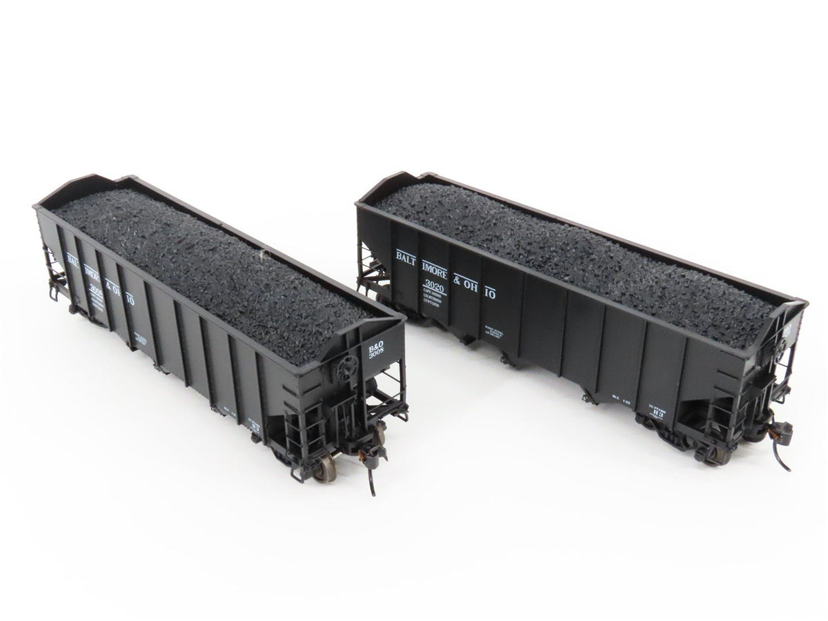 HO Broadway Limited BLI 5626 B&amp;O Railway H2a 3-Bay Hopper Car 6-Pack