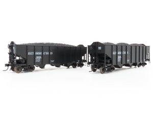 HO Broadway Limited BLI 5626 B&O Railway H2a 3-Bay Hopper Car 6-Pack