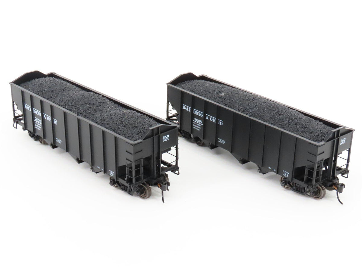 HO Broadway Limited BLI 5626 B&amp;O Railway H2a 3-Bay Hopper Car 6-Pack