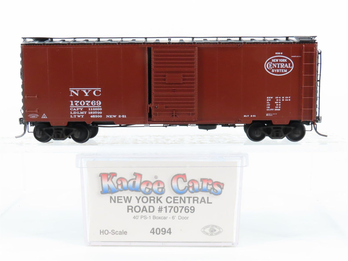 HO Scale Kadee 4094 NYC New York Central 40&#39; Single Door Box Car #170769