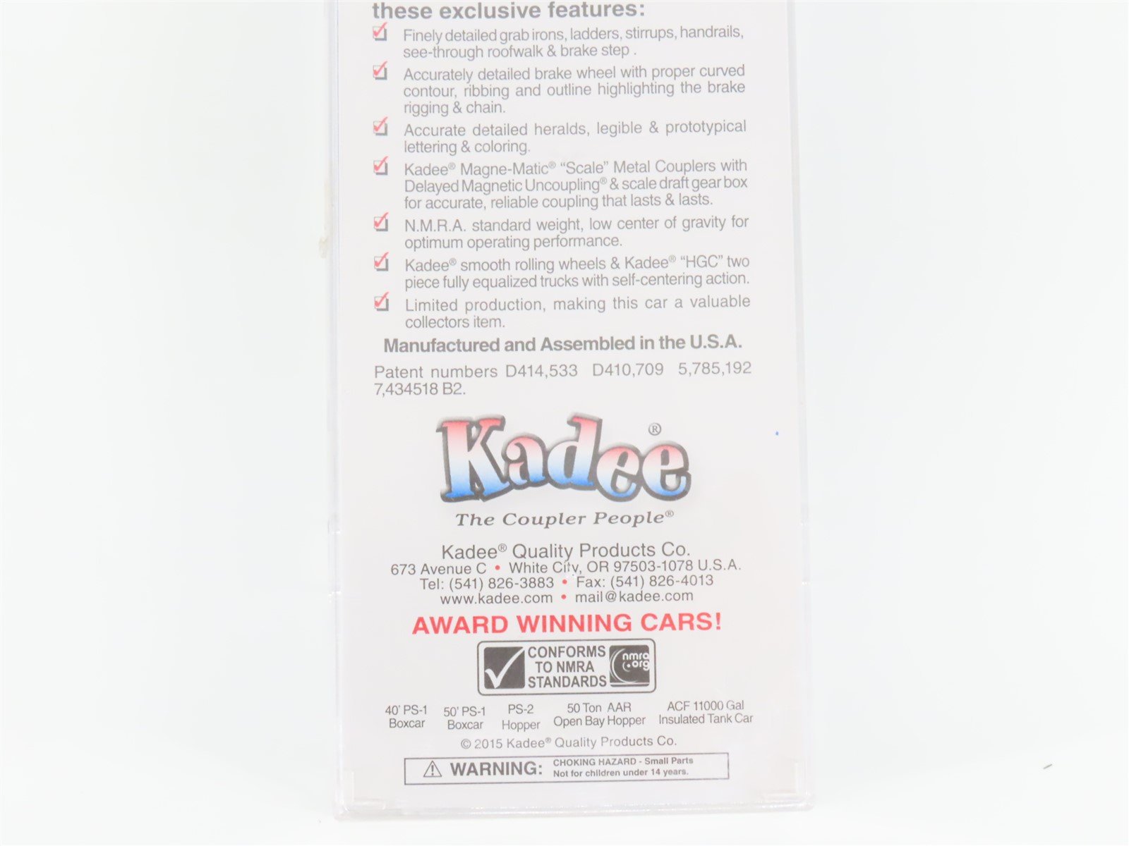 HO Scale Kadee 7519 Alton Railroad 2-Bay Open Hopper Car #61073 w/Load SEALED