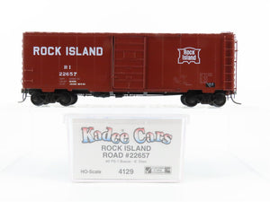 HO Scale Kadee 4129 RI Rock Island Railroad 40' Single Door Box Car #22657