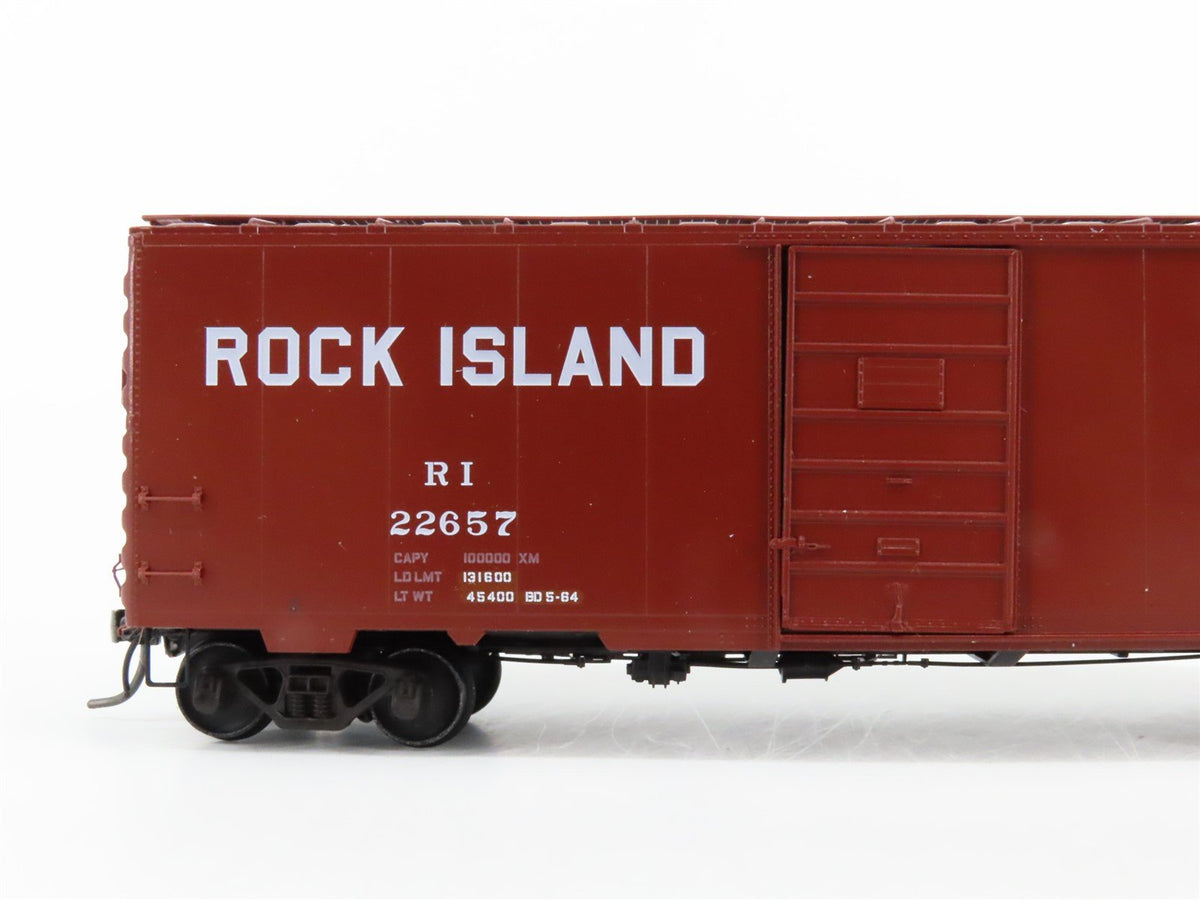 HO Scale Kadee 4129 RI Rock Island Railroad 40&#39; Single Door Box Car #22657