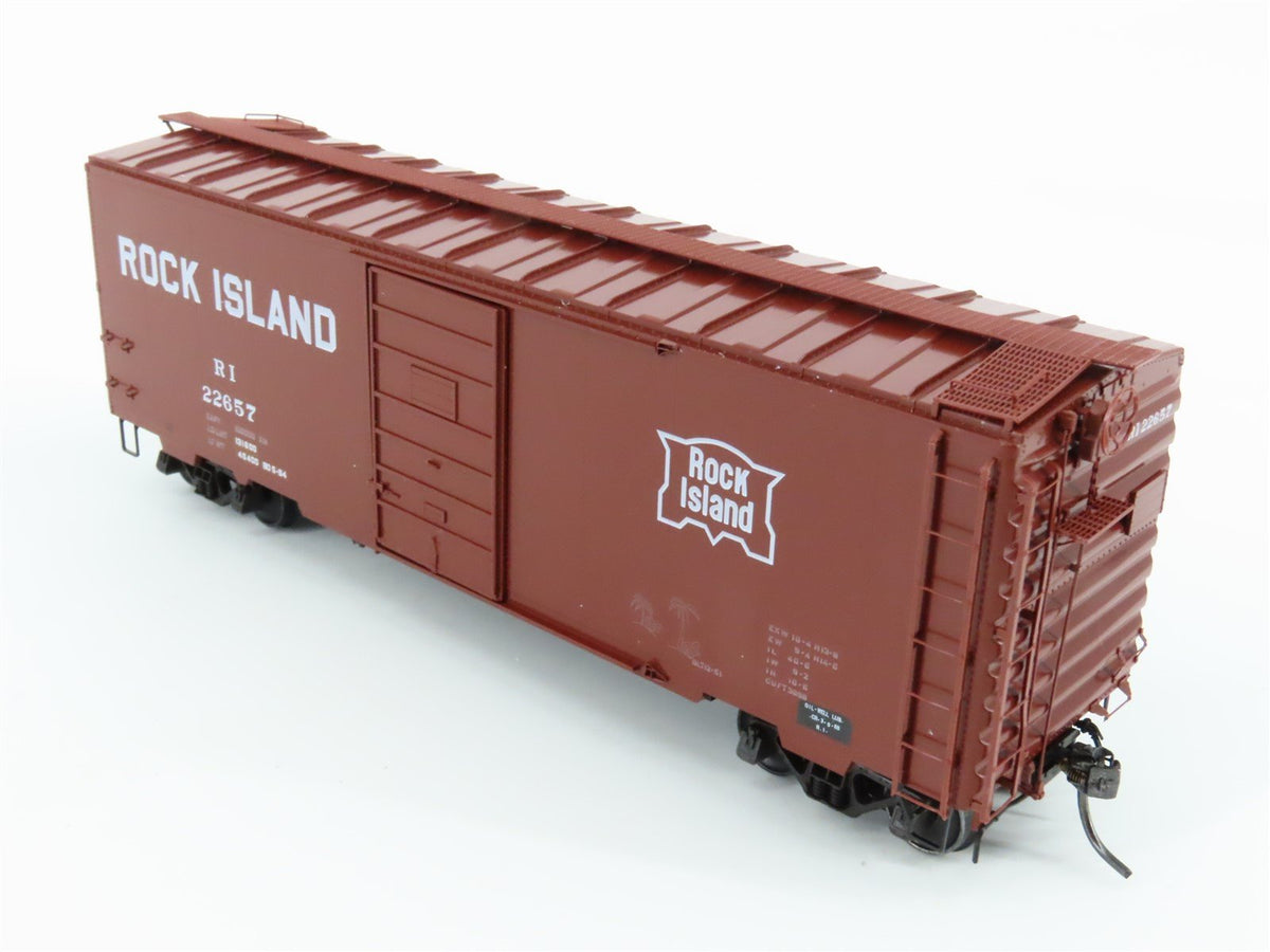 HO Scale Kadee 4129 RI Rock Island Railroad 40&#39; Single Door Box Car #22657