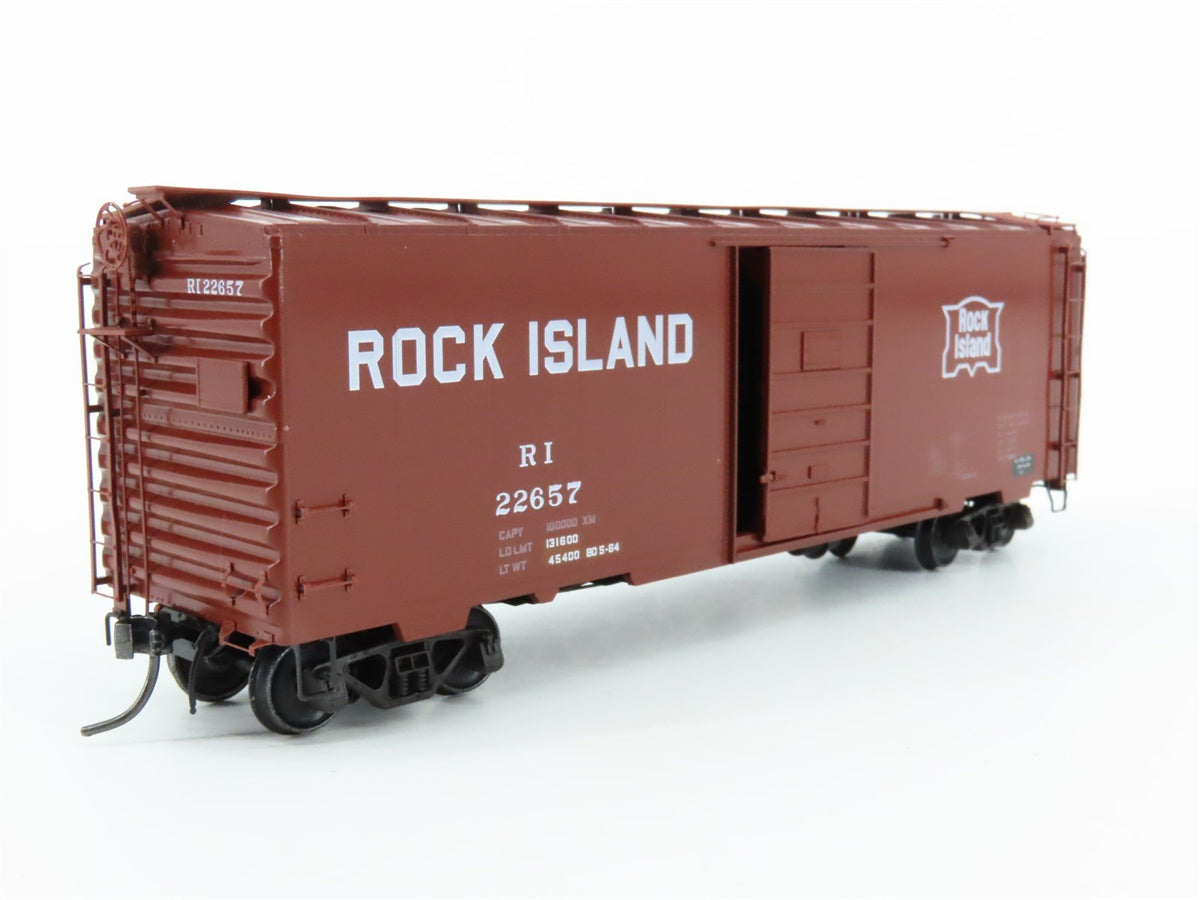 HO Scale Kadee 4129 RI Rock Island Railroad 40&#39; Single Door Box Car #22657