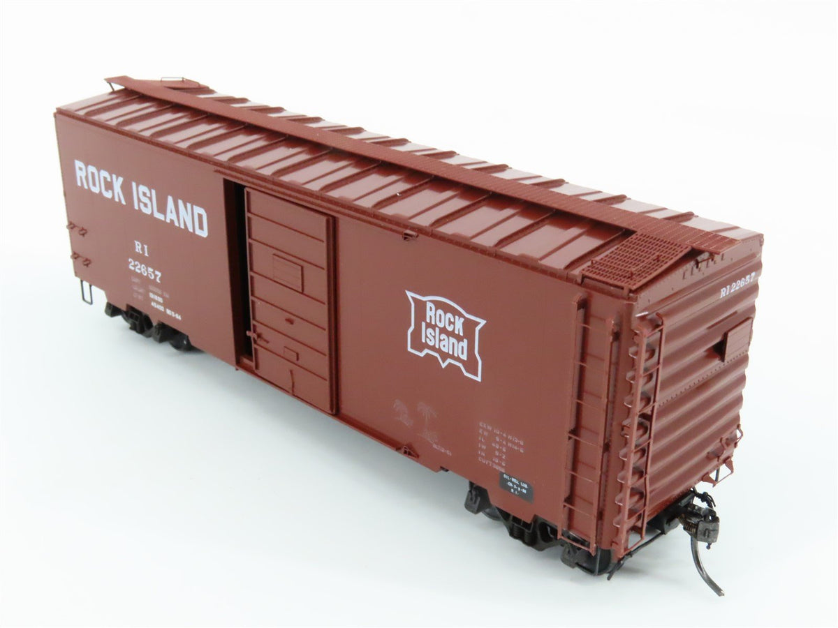 HO Scale Kadee 4129 RI Rock Island Railroad 40&#39; Single Door Box Car #22657