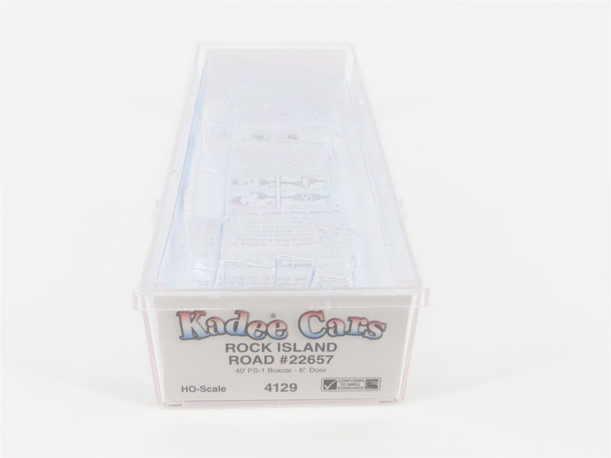 HO Scale Kadee 4129 RI Rock Island Railroad 40&#39; Single Door Box Car #22657