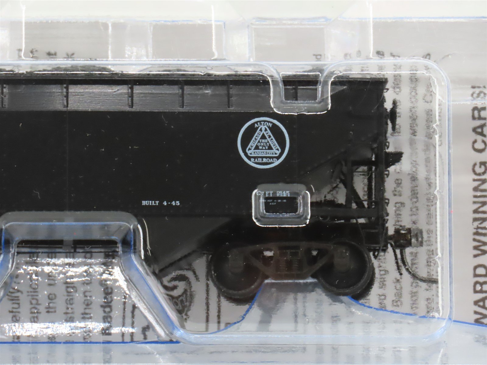 HO Scale Kadee 7520 Alton Railroad 2-Bay Open Hopper Car #61086 w/Load SEALED