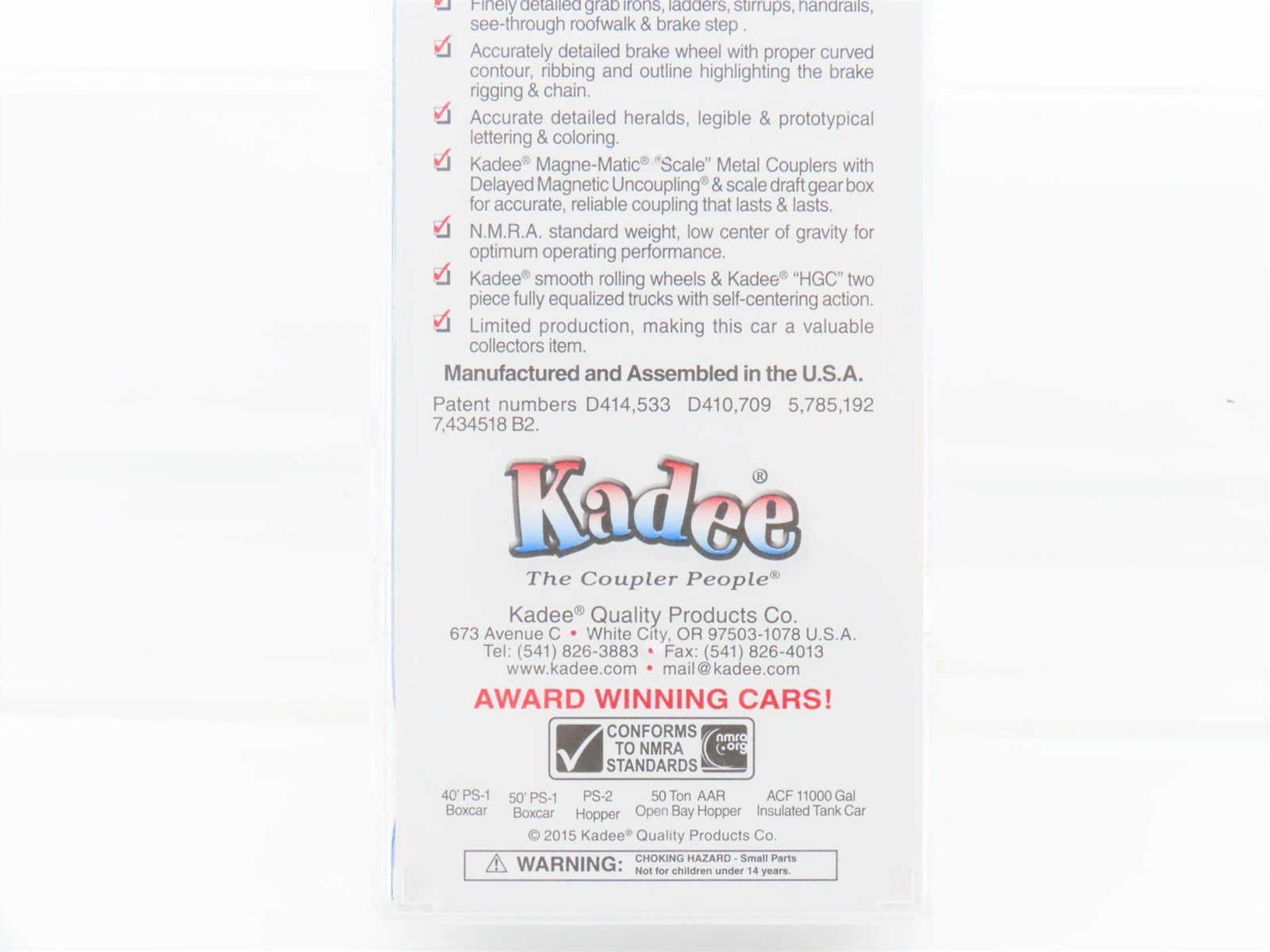 HO Scale Kadee 7520 Alton Railroad 2-Bay Open Hopper Car #61086 w/Load SEALED