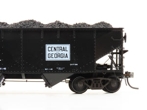 HO Scale Kadee 7041 Central of Georgia 2-Bay Hopper Car #21861 w/Load