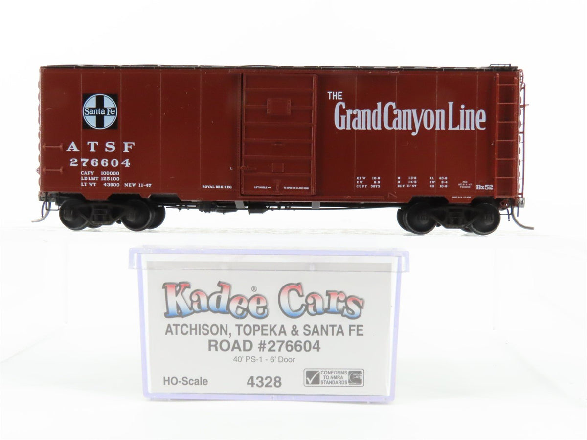 HO Scale Kadee 4328 ATSF Santa Fe Grand Canyon Line 40&#39; Box Car #276604
