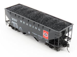 HO Scale Kadee 7059 RDG Reading 2-Bay 50-Ton Open Hopper Car #84000 w/Load