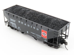 HO Scale Kadee 7059 RDG Reading 2-Bay 50-Ton Open Hopper Car #84000 w/Load