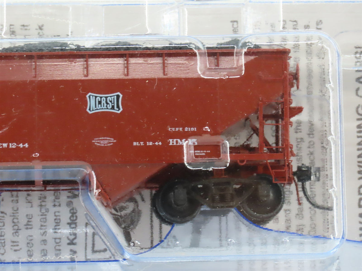 HO Scale Kadee 7055 NC&amp;StL Railway 2-Bay Hopper Car #48431 w/Load SEALED