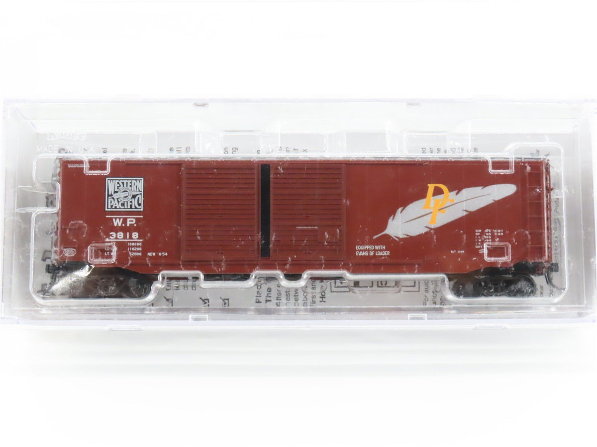 HO Scale Kadee 6511 WP Western Pacific &quot;DF Feather&quot; 50&#39; PS1 Boxcar #3818 SEALED