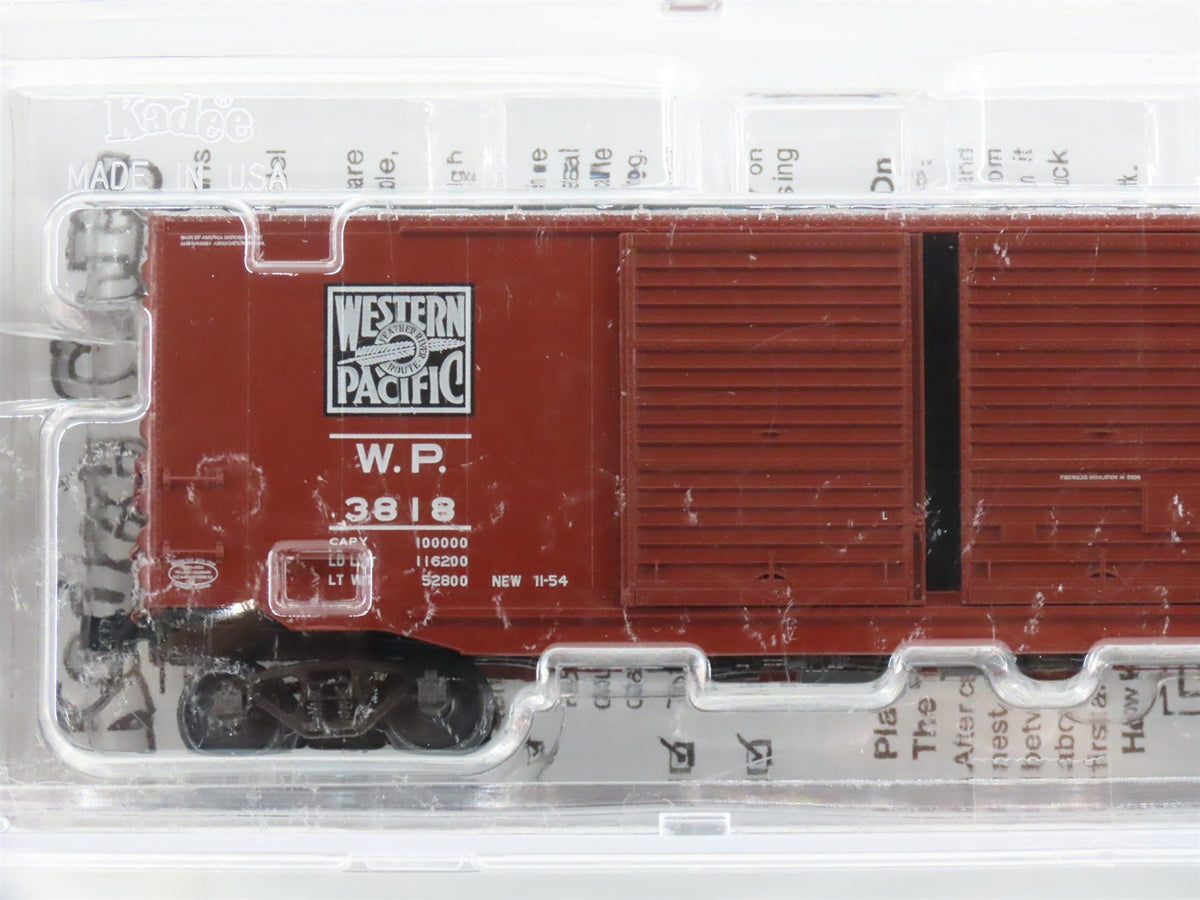 HO Scale Kadee 6511 WP Western Pacific &quot;DF Feather&quot; 50&#39; PS1 Boxcar #3818 SEALED