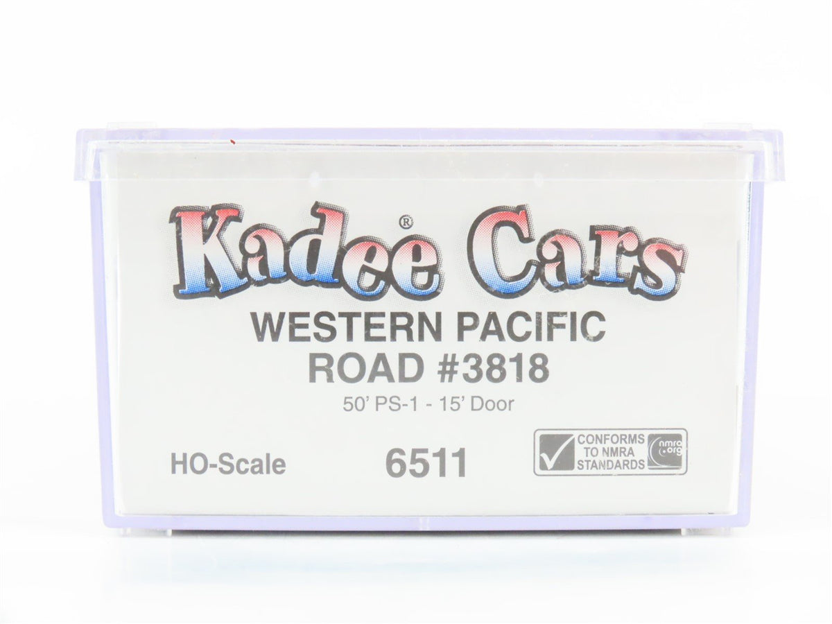 HO Scale Kadee 6511 WP Western Pacific &quot;DF Feather&quot; 50&#39; PS1 Boxcar #3818 SEALED