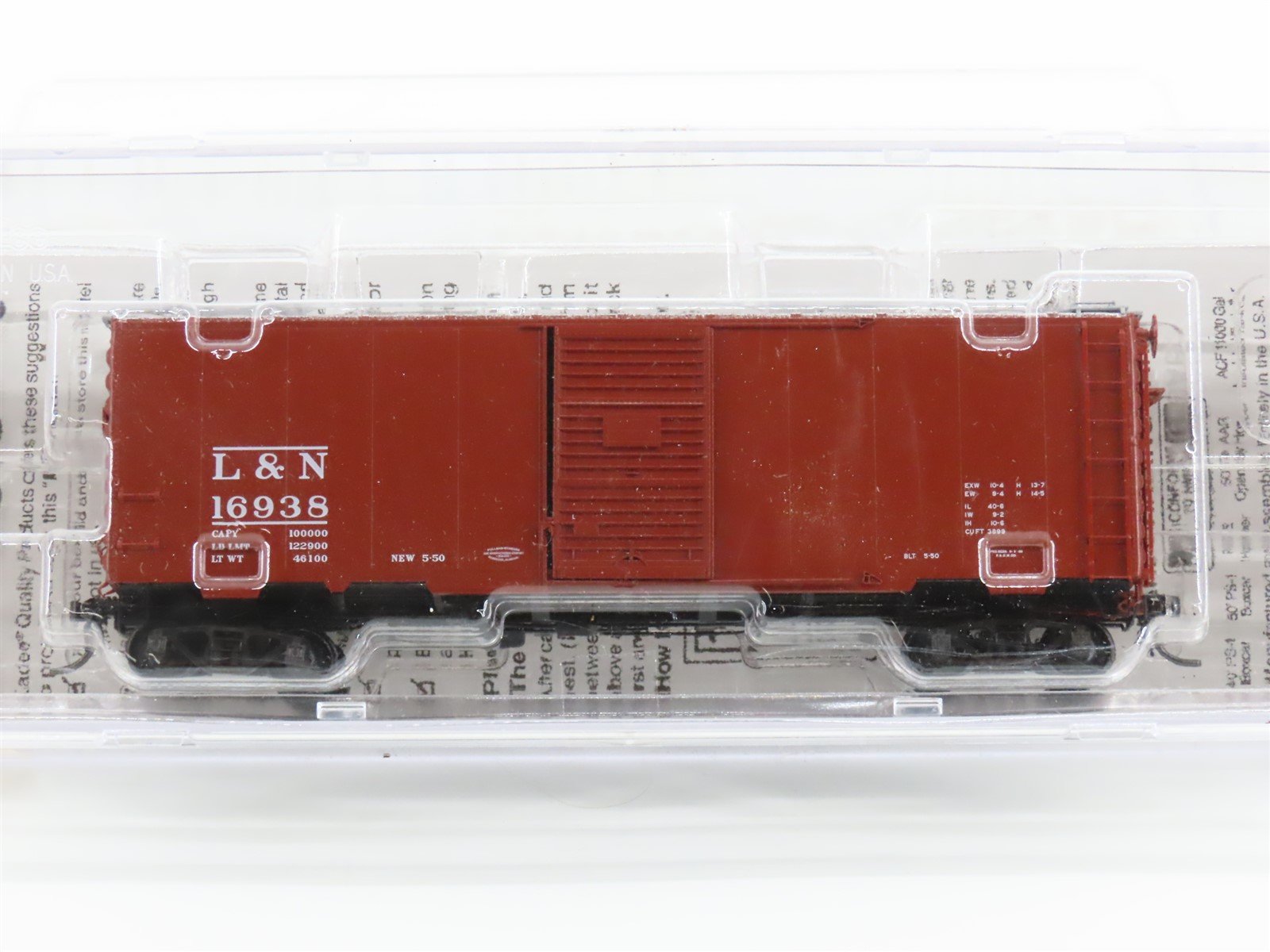 HO Scale Kadee 4325 L&N Louisville & Nashville 40' Box Car #16938 - Sealed