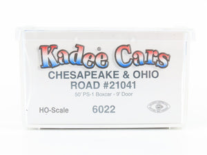 HO Scale Kadee 6022 C&O Chesapeake & Ohio 50' PS-1 Boxcar #21041 SEALED