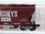 N Scale Micro-Trains MTL 92150 HFC Hershey's Cocoa 2-Bay Covered Hopper #6011