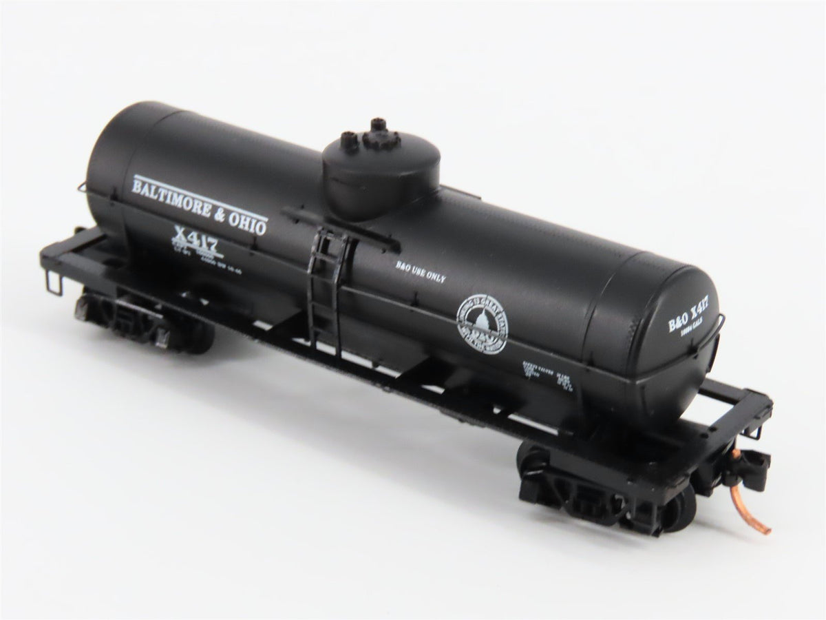 N Scale Micro-Trains MTL 65020 B&amp;O Baltimore &amp; Ohio Single Dome Tank Car #X417