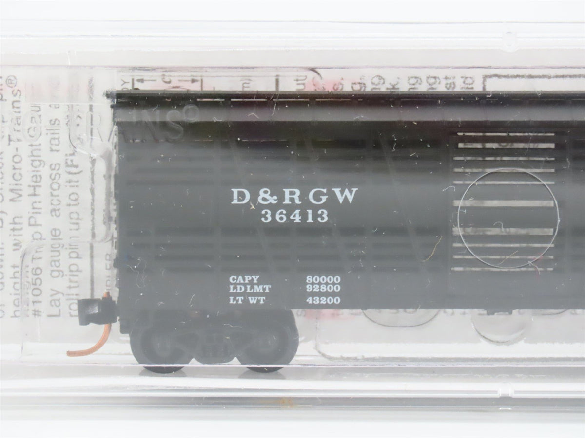 N Scale Micro-Trains MTL 35090 D&amp;RGW Rio Grande 40&#39; Despatch Stock Car #36413