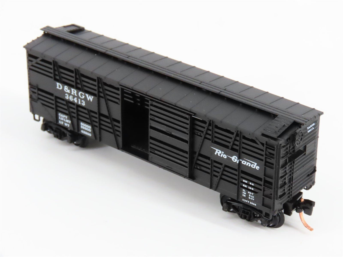 N Scale Micro-Trains MTL 35090 D&amp;RGW Rio Grande 40&#39; Despatch Stock Car #36413