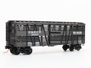 N Scale Micro-Trains MTL 35090 D&RGW Rio Grande 40' Despatch Stock Car #36413