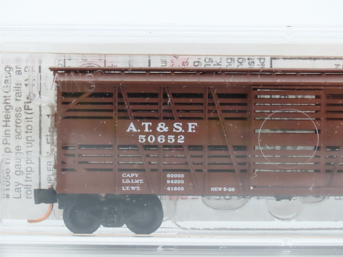 N Scale Micro-Trains MTL 35080 ATSF Santa Fe 40&#39; Despatch Stock Car #50652