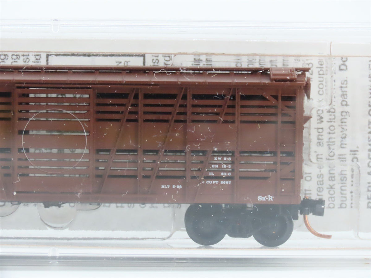 N Scale Micro-Trains MTL 35080 ATSF Santa Fe 40&#39; Despatch Stock Car #50652