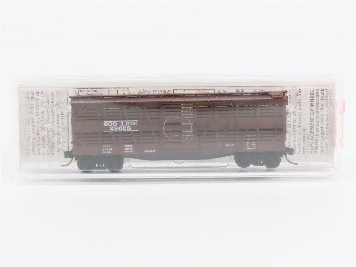 N Scale Micro-Trains MTL 35140 SOO Line 40&#39; Despatch Stock Car #29628