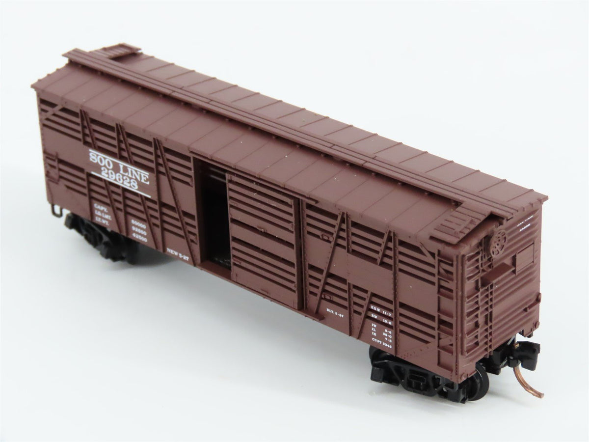 N Scale Micro-Trains MTL 35140 SOO Line 40&#39; Despatch Stock Car #29628