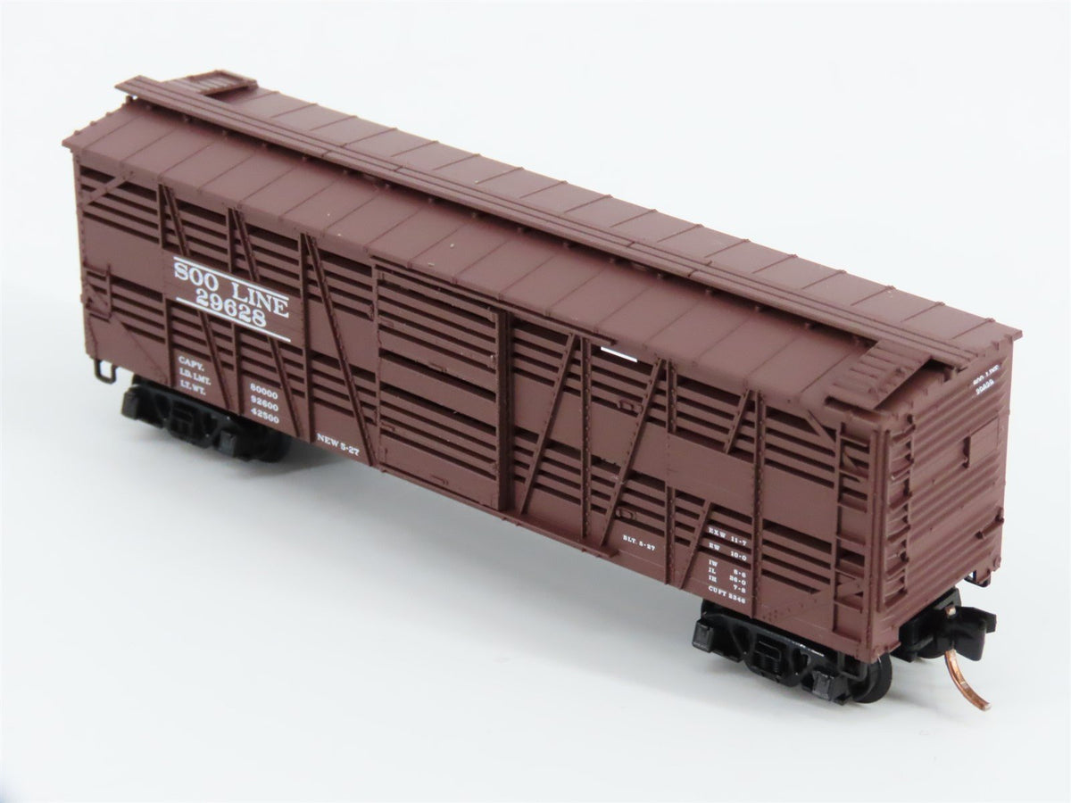 N Scale Micro-Trains MTL 35140 SOO Line 40&#39; Despatch Stock Car #29628